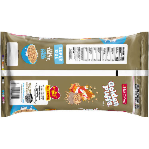 Malt O Meal Cereal, Golden Puffs, Super Size