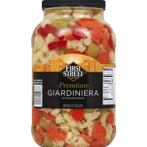 First Street Giardiniera, in Pickling Spices, Premium