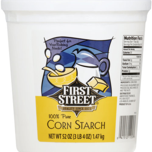 First Street Corn Starch, 100% Pure