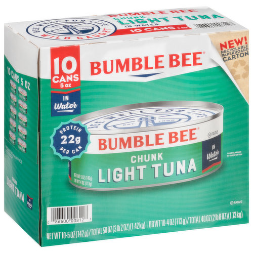 Bumble Bee Tuna, Light, Chunk