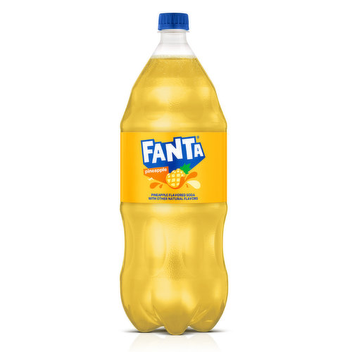 Fanta  Pineapple Soda Fruit Flavored Soft Drink
