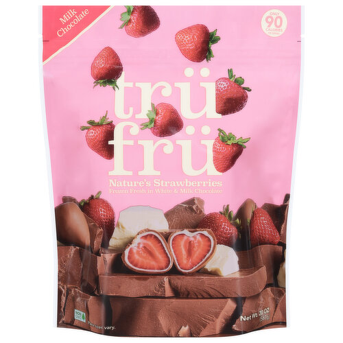 Tru Fru Nature's Strawberries, Milk Chocolate