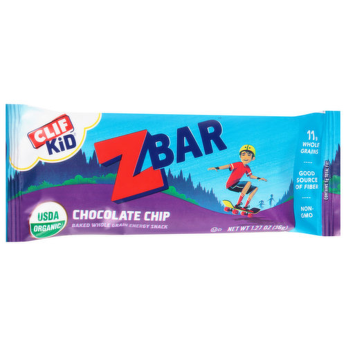 Zbar Energy Snack, Chocolate Chip