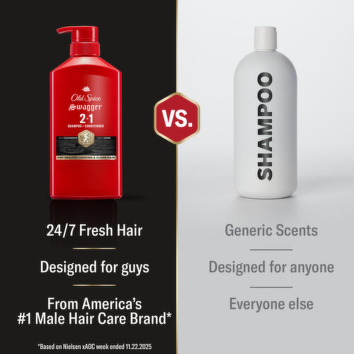 Old Spice Swagger 2in1 Shampoo and Conditioner for Men