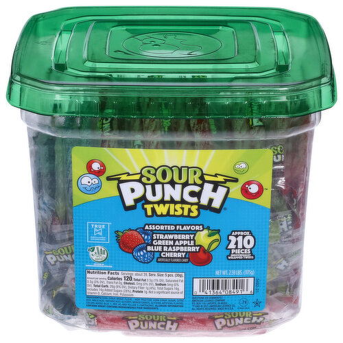 Sour Punch Candy, Assorted Flavors