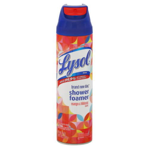 Lysol Shower Foamer, Mango & Hibiscus Scent