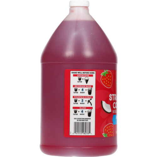 First Street Strawberry Coconut Snow Cone Syrup