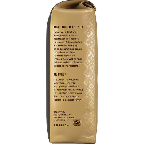 Peet's Coffee Coffee, Ground, Medium Roast, Decaf