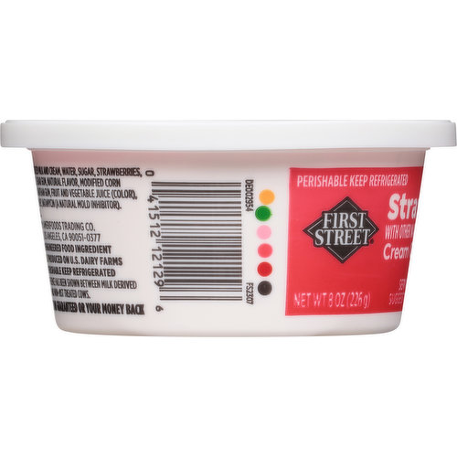 First Street Cream Cheese Spread, Strawberry