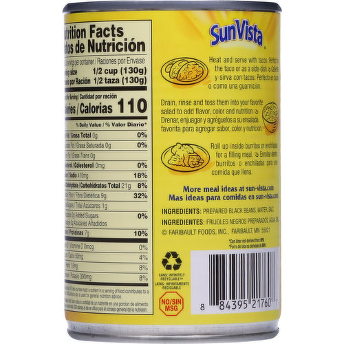 SunVista Black Beans