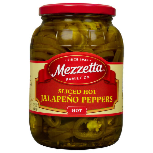 Mezzetta Jalapeno Peppers, Hot, Sliced