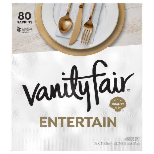 Vanity Fair Napkins, 3-Ply