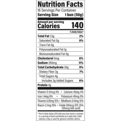 Sara Lee Restaurant Style White Hot Dog Buns, Club Pack, 16 count, 28 oz