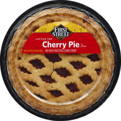 First Street Cherry Pie, Lattice Top