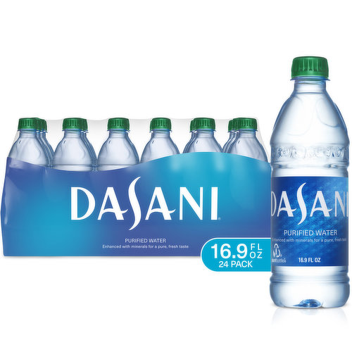 Dasani 24 Pack of Water Bottles Enhanced With Minerals