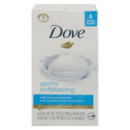 Dove Bars, Gentle Exfoliating