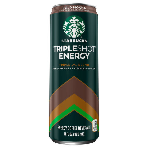 Starbucks Coffee Beverage, Energy, Triple Blend, Bold Mocha