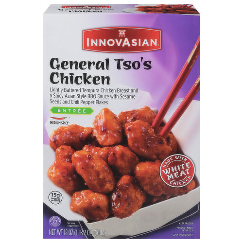 InnovAsian General Tso's Chicken, Medium Spicy, Entree