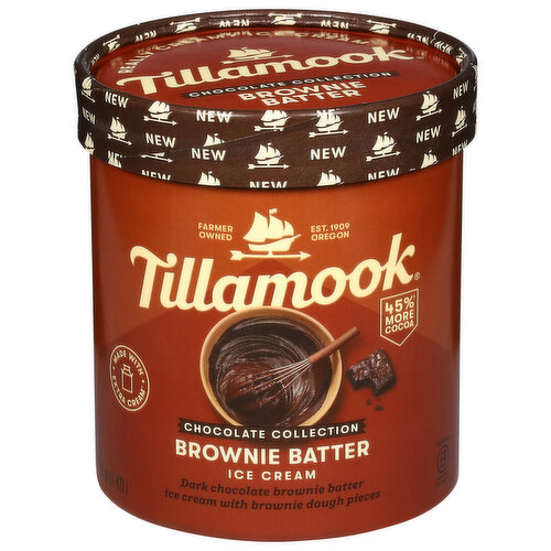 Tillamook Ice Cream, Brownie Batter