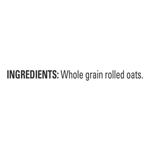 Quaker Oats 100% Whole Grain Rolled Old Fashioned Oats