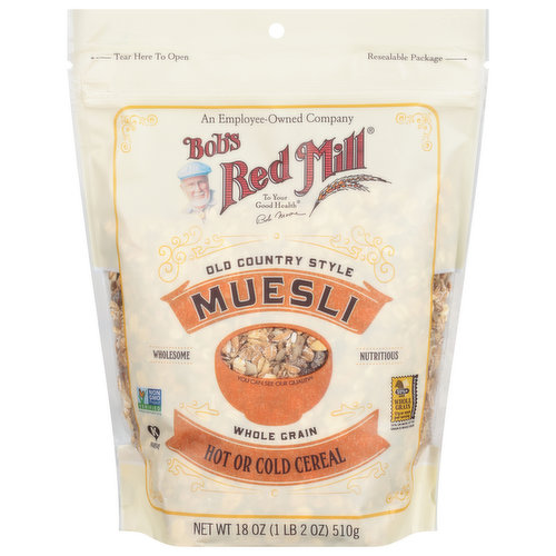 Bob's Red Mill Muesli, Whole Grain, Old Country Style