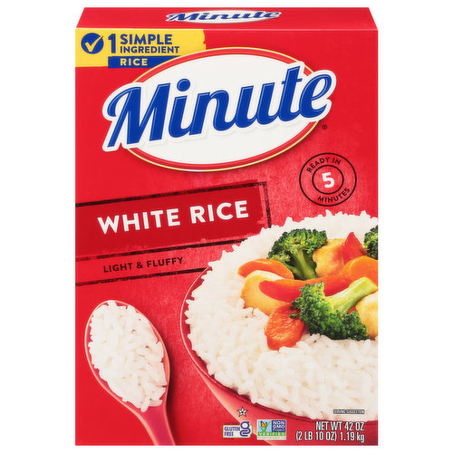 Minute Rice, White, Light & Fluffy