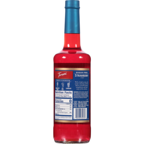 Torani Syrup, Sugar Free, Strawberry