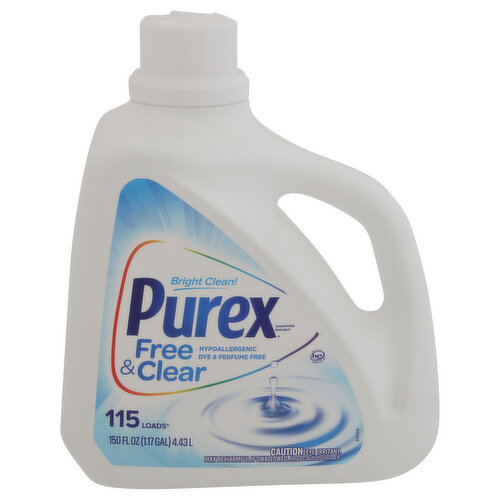 Purex Detergent, Concentrated, Free & Clear