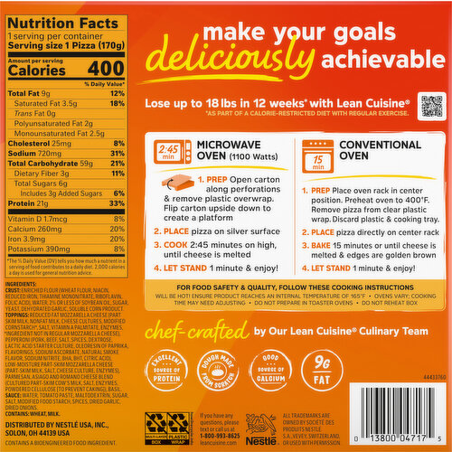 Lean Cuisine Signature Pepperoni Pizza