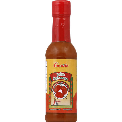 Castillo Salsa Habanera, Red, Extra Hot