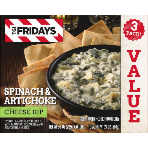 TGI Fridays Spinach & Artichoke Cheese Dip