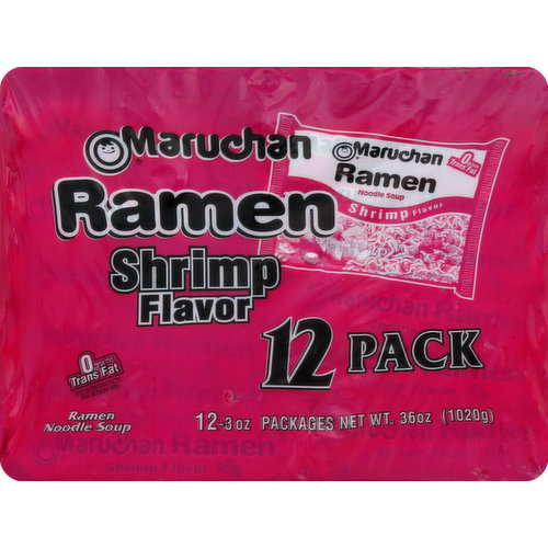Maruchan Ramen Noodle Soup, Shrimp Flavor