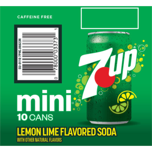 7-UP Soda, Lemon Lime Flavored, Mini