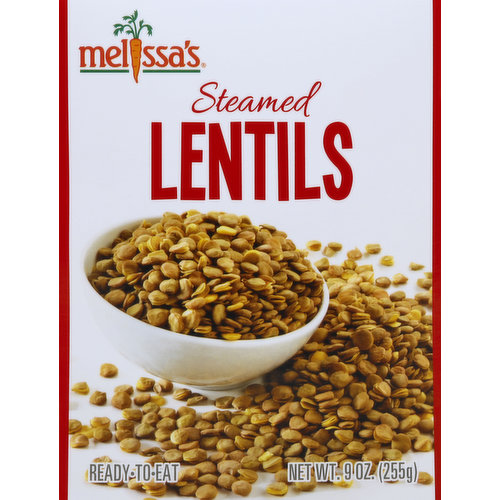 Melissa's Lentils, Steamed