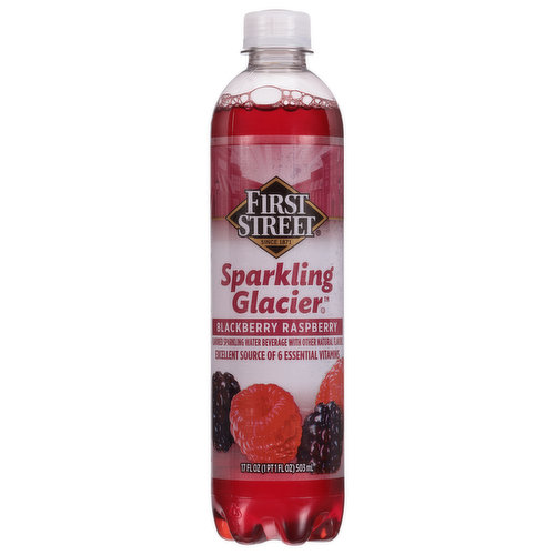 First Street Sparkling Water, Blackberry Raspberry