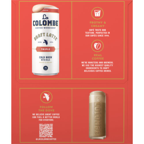 La Colombe Draft Latte Triple Cold Brew with Milk