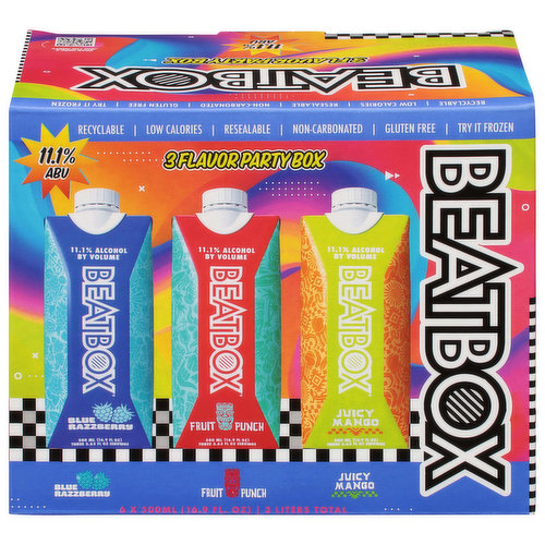 Beatbox Party Box, 3 Flavor