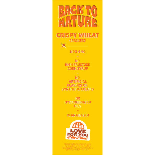 Back to Nature Crispy Wheat Crackers