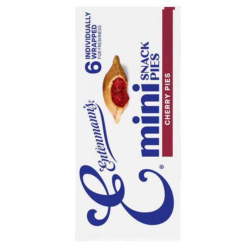Entenmann's Cherry Mini Snack Pies, 6 packs, 12 oz