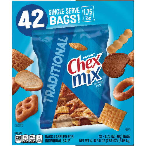 Chex Mix Savory Traditional Snack Mix
