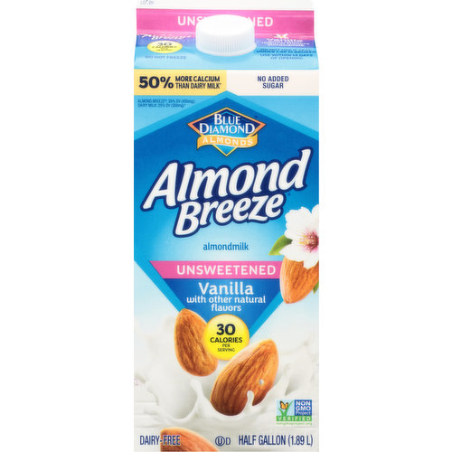 Almond Breeze Almondmilk, Unsweetened, Vanilla