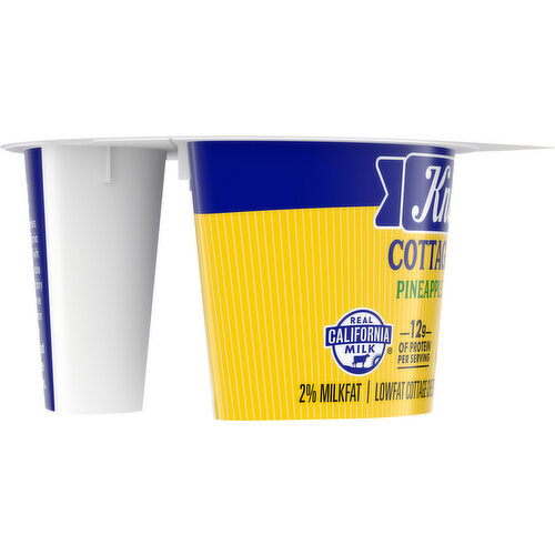 Knudsen Cottage Cheese Doubles, Pineapple