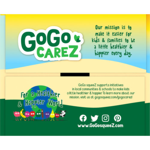 GoGo Squeez Applesauce, Fruit on the Go, Tropical Pack, Family Size