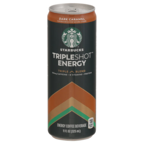 Starbucks Coffee Beverage, Energy, Dark Caramel, Triple Blend