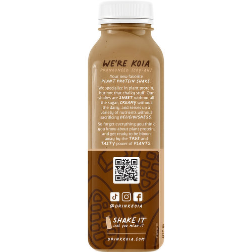 Koia Shake, Cacao Bean, Plant-Based