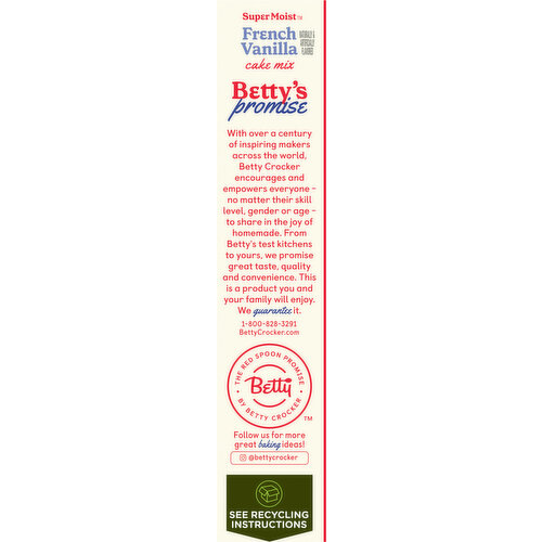 Betty Crocker Delights French Vanilla Cake Mix