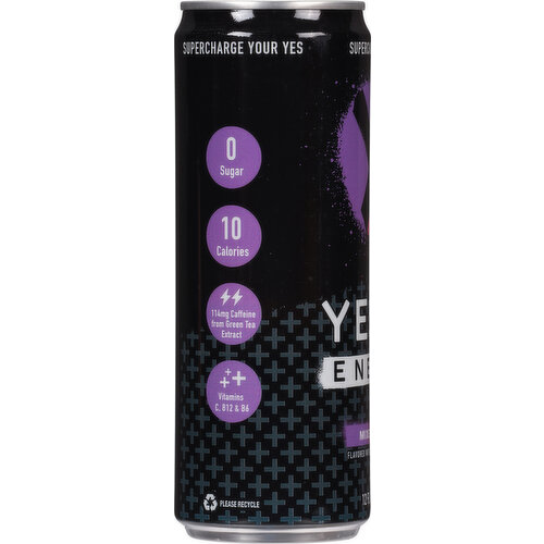 Yesly Energy Drink, Mixed Berry