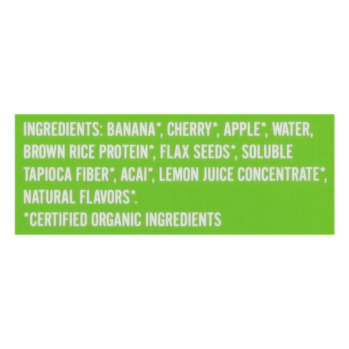 Noka Cherry Acai Superfood Smoothies +Prebiotic Fiber & Flax