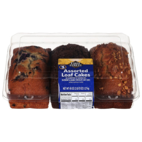 First Street Loaf Cakes, Assorted