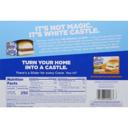 White Castle Sliders, The Original